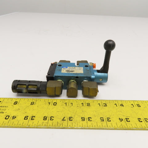 MAC 180001-112-0021 5/2 Position Manual Pneumatic Spool Valve 1/4" NPT