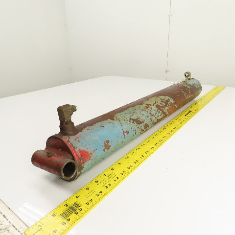 Double Acting Hydraulic Cylinder 3.5" Bore 1.5" Rod 24" Stroke 1" Clevis Mount