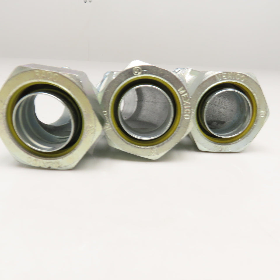 Raco 1" Liquid Tight Flexible Metal Conduit Fitting Elbow 45° Lot Of 3