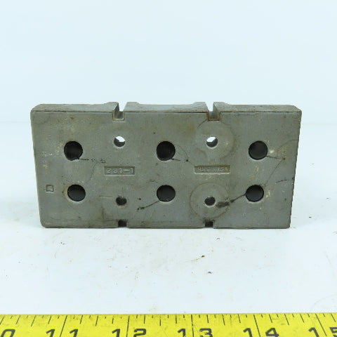 281-1 3-Pole Bus Plug Tap Contact Clip Copper (Ceramic Base)
