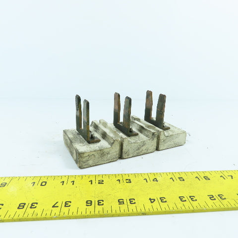 281-1 3-Pole Bus Plug Tap Contact Clip Copper (Ceramic Base)