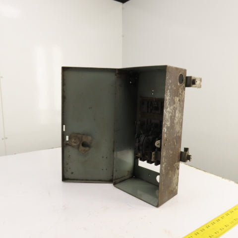 Federal Pacific 454D418G04 30A 3-P Fusible Plug-In Bus Switch 600V (Incomplete)