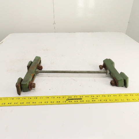 18" Long Threaded Rod I-Beam Clamp Type Suspension Hanger 8" & 11" Wide