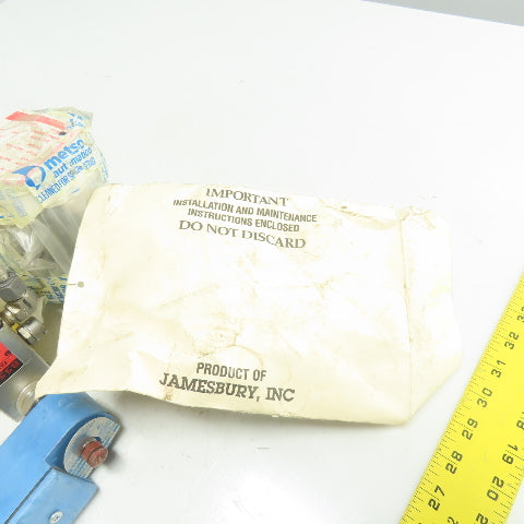 Jamesbury VRVL 100 SR4/5 B LT C-EZ001 1" Actuator W/ 1" Valve 7150O313600XTZ2