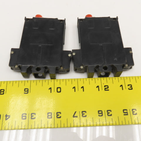 NFTCB1 15A 240VAC Push Button Reset Circuit Breaker Lot Of 2