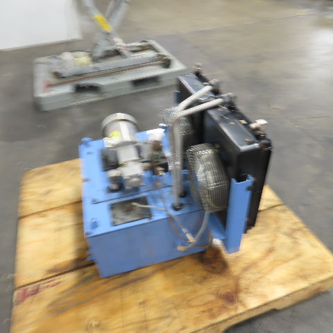 15 Gallon Hydraulic Power Unit 200/220V 0.4KW 3Ph From Mazak Dual Turn 2 CNC
