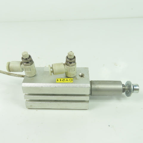 SMC MKB16-20R Double Acting Pneumatic Cylinder 1.0MPa 1" Stroke 3/4" Bore