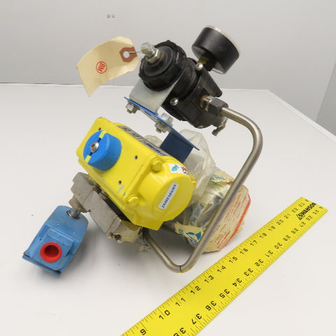 Jamesbury 7150O313600XTZ2 1" Stainless Steel Ball Valve Actuator For Oxygen