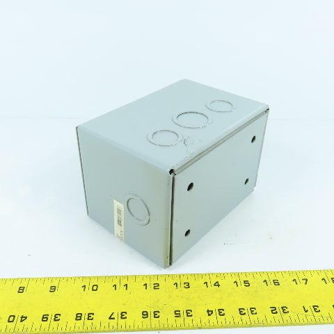 Wiegmann SC040604 6" x 4" x 4" Screw Cover Pull Box Enclosure W/ KO's New