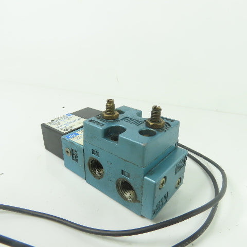 MAC 712C-12-PI-111CA 4-Way Solenoid Valve 110/120V Coil 20-150PSI 1/4" NPT