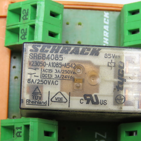Schrack SR6Z V23050-A1024-A542 Force Guided Safety Relay 250VAC 24VDC Coil