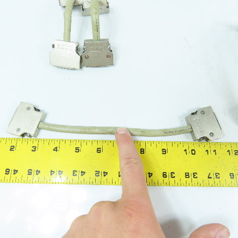 Siemens Sinumerik Simodrive Misc Ribbon Std. Connector Cable Assembly's Lot Of 8