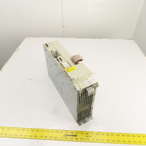 Siemens 6SN1123-1AA00-0DA1 Simodrive LT Module 80A W/ 6SN1118-0DJ21-0AA0 Card