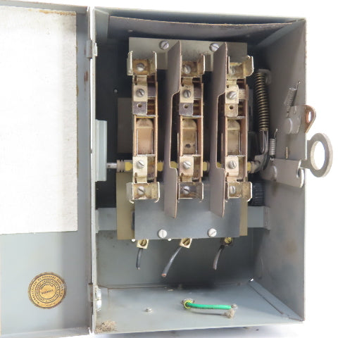 General Electric DFPG362 Flex-A-Plug 60A 3-Pole Fusible Bus Plug Switch W/DE1P32