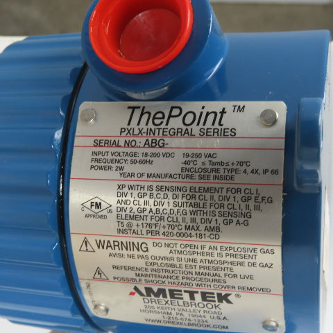 Ametek Drexelbrook 700-1202-021 Sensing Element 36" Probe 19-250VAC 18-200VDC