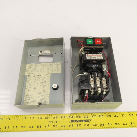 General Electric CR306C1 Nema Size 1 Magnetic Motor Starter 27A 10HP W/Overload