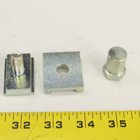 Double Sided Galvanized Steel T-Slot Solar Panel Clamp 33mm W 21mm Slot Lot/18