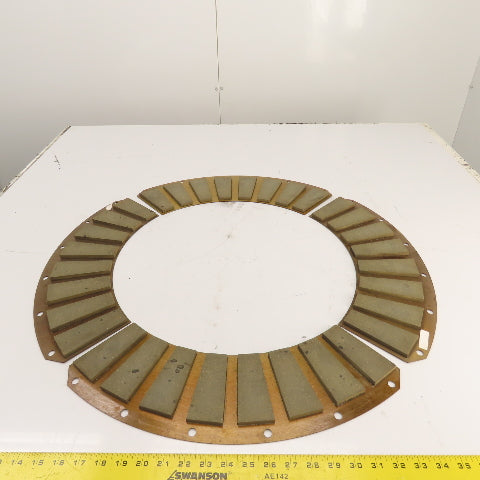 228041 032712 26-1/2" Machine Disc Clutch Brake Friction Pad 004210138 Set Of 4