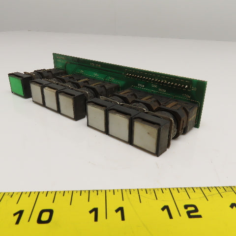 Yaskawa DE9403082 Circuit Board Push Button Assembly