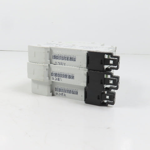 FMX 4D-1P-C6 MCB1 C 6A Single 1-Pole Circuit Breaker 277VAC Lot Of 3 (Clean)
