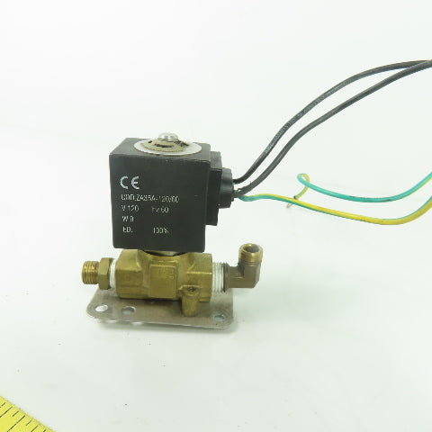 Asco 0F8261S408 Solenoid Valve 120V 175PSI Oil Air Water 9.2W