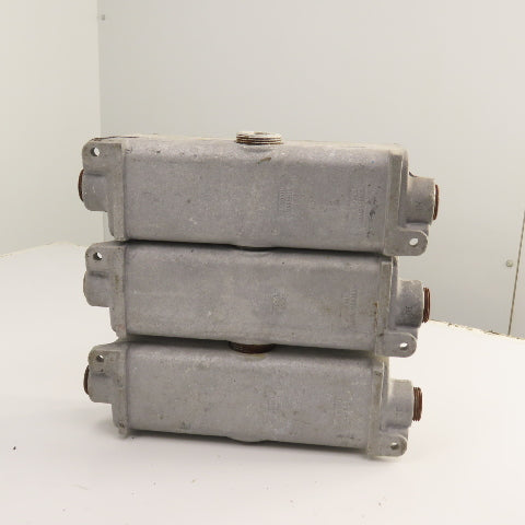 Crouse Hinds EDSCM 32 Explosion Proof Modular Junction Device Boxes 6-Gang