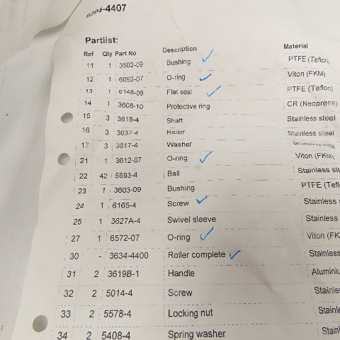 Todo Todo-Matic Dry Break Coupling Repair Seal Kit 2" 4WD Piston 3634-4400