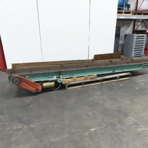 Roach 27" Wide x 154"L Slide Bed Belt Conveyor 230/460V 3PH 30FPM Tested