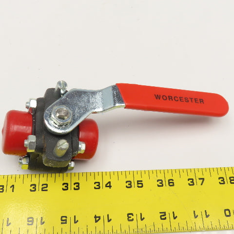 Worcester 1/4 CL4447TSE 1/4" NPT Ball Valve 300PSI 300°F