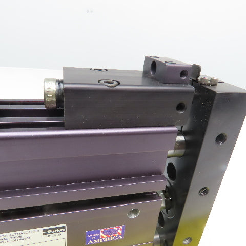 Parker XLR12-01AP-EV-B 1" Stroke Linear Slide Plate W/ Bumpers 1/8"NPT