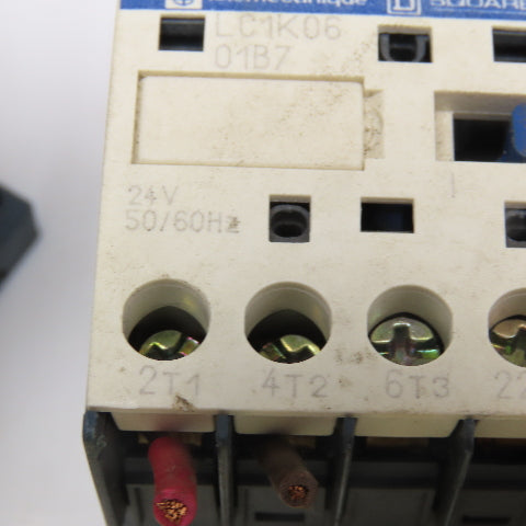 Telemecanique LC1K06 01B7 Contactor Relay 24V 50/60Hz Coil Lot Of 3