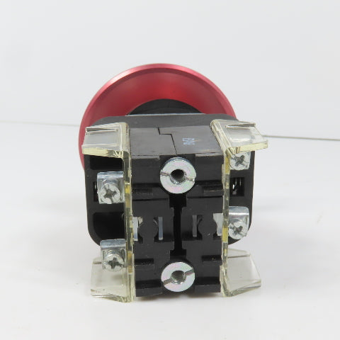 Allen Bradley 800T-FXLE6A5 Ser T Mushroom Head Push Pull Emergency Stop Button