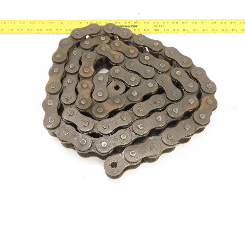 UST RS120 101" Long x #120Single Strand Steel Roller Chain 1.5" Pitch