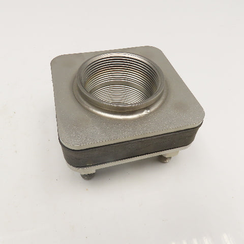 Rhino 2" FNPT x 2" FNPT Stainless Steel Tank Fitting Bulkhead