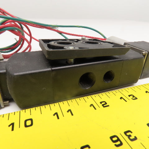Asco 8551 Double Solenoid Pneumatic Valve 120V Coil