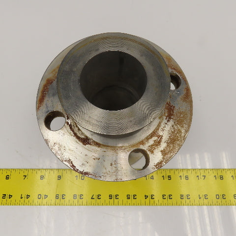 2" x 1" Stainless Steel Lap Joint Flange Mount Reducer Assembly 150# 7"