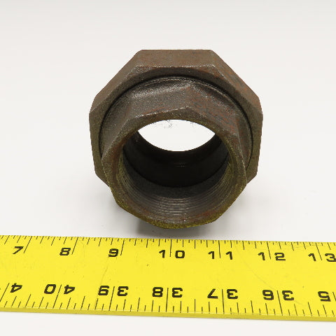 SCI 2" Black Malleable Iron Pipe Coupling Class 150