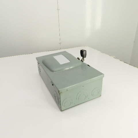 Square D D-223N 100A Fusible Safety Disconnect Switch 240VAC 2-Pole Type 1 Enc.