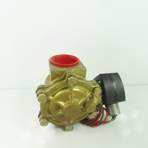 Asco EF8210G22V Red-Hat II Solenoid Valve 1-1/2" 5-125PSI 110/120V Coil