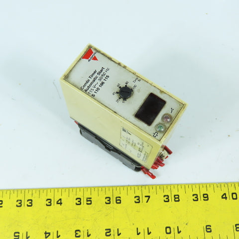 Carlo Gavazzi S 110 166 Combi Timer Automatic Start 115V 50-60HZ 5-100