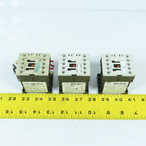 Siemens 3RT1017-1AK61 Sirius Contactor Relay 120V Coil Lot Of 3