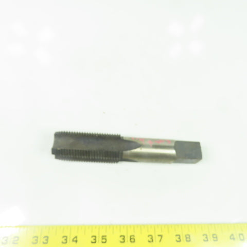 Widell 1-1/4"-10 +.005 Straight 4-Flute Taper Tap HSS 5-7/8" OAL