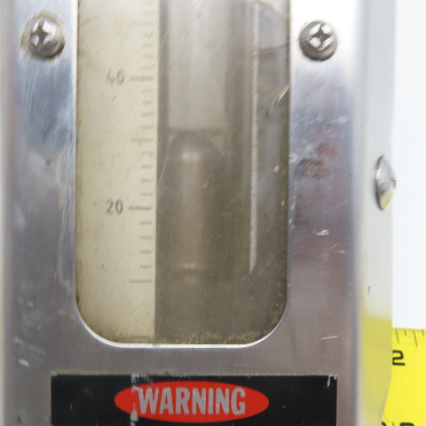 Wallace & Tiernan 5210B02112XXIC416SX Flow Meter 1" NPT 100% @ 10GPM H2O