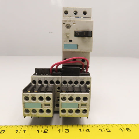 Siemens 3RA1210-0KD15-0AK6 Reversing Combination Starter 600V 5Hp 110/120V Coil