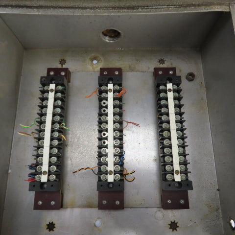18" x 18" x 6" Aluminum Electrical Junction Pull Box W/ 3 Terminal Strips