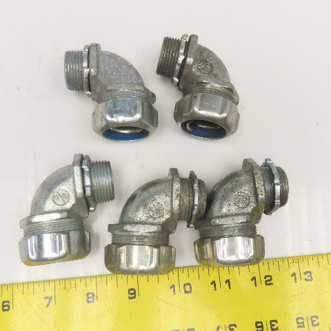 TB Woods 3/4" Liquid Tight Conduit Elbow 90° Lot Of 5