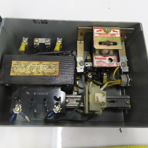 Square D SK5271N Class 9070 Transformer Disconnect Combo Pri 230/460 Sec 115V
