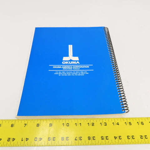 Okuma OSP7000M OSP700M 3750-E-R1 Programming Manual