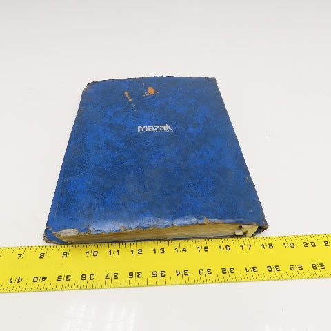 Mazak Slant Turn 40N Programming Manual 60 Tool ATC Mill Fanuc 11T-A