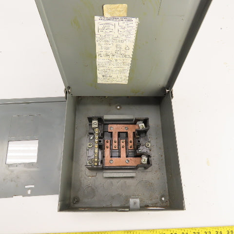 Cutler Hammer 100A Raintight Safetybreaker Loadcenter 120/240V 1PH 3W